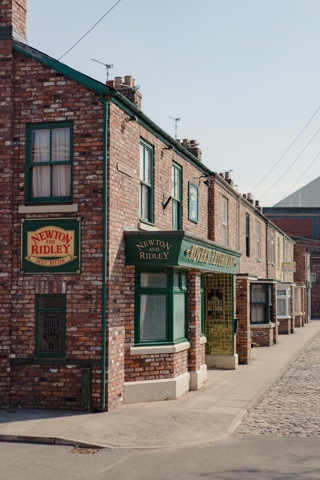 The Coronation Street Experience featuring the cobbled street and Rovers Return Inn