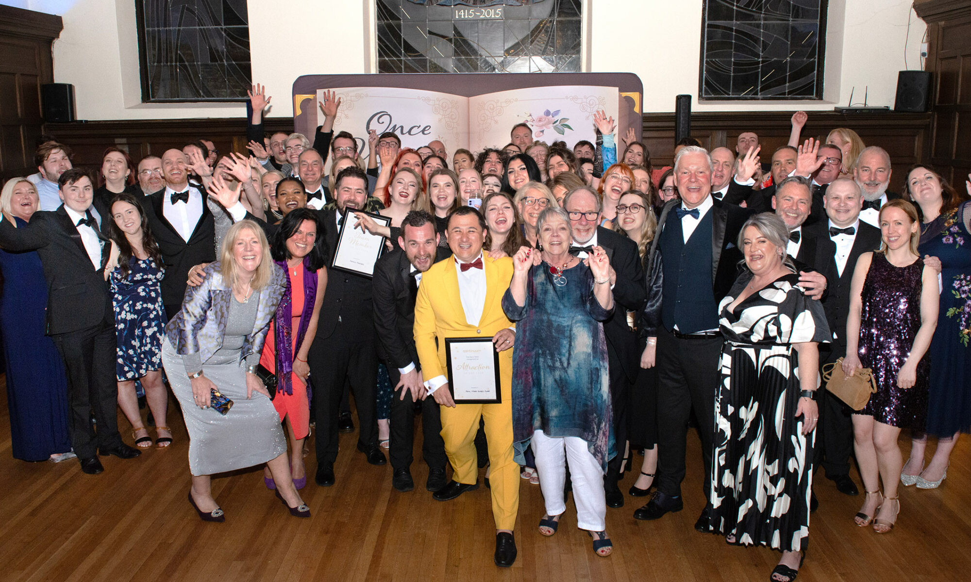 The Continuum Attractions Team gathered at the annual awards do