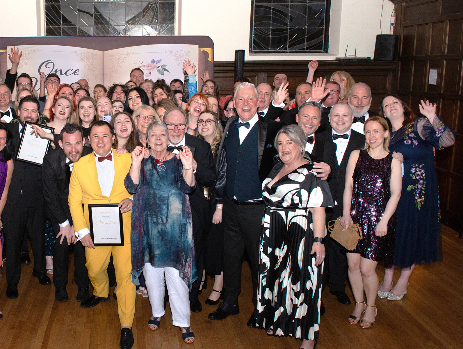 The Continuum Attractions Team gathered at the annual awards do